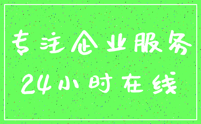 专注企业服务_24小时在线
