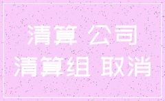集团公司注销请示