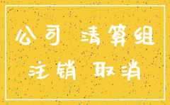企业公司工商注销
