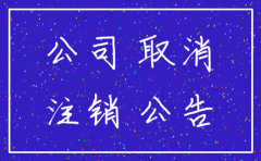 重庆分公司注销登报规定