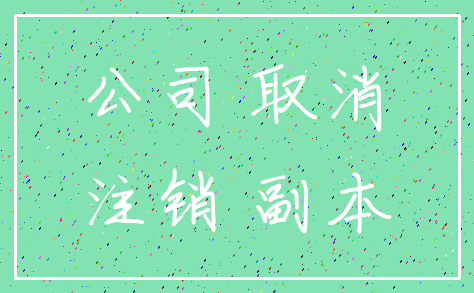 公司 取消_注销 副本