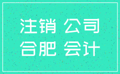 合肥代帐注销公司