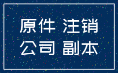 公司简易注销需要准备的资料