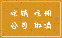 公司注册信息能否注销