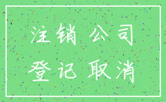 集体所有制和有限公司注销