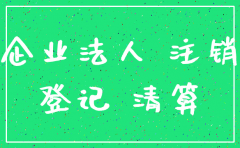 企业法人注销公司后