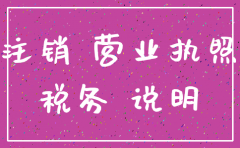 注销公司税局说明