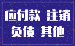 注销公司账上还有十多万的其他应付款