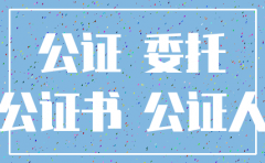委托公证 委托注销公司