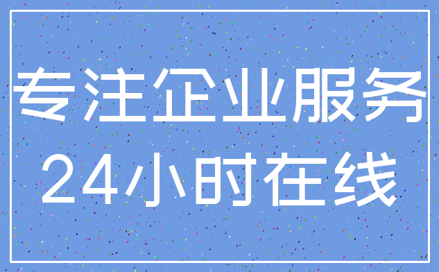专注企业服务_24小时在线