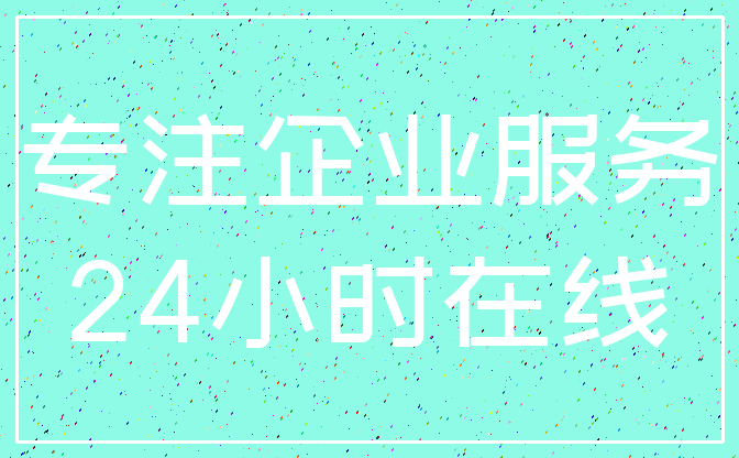专注企业服务_24小时在线
