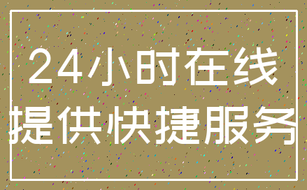24小时在线_提供快捷服务