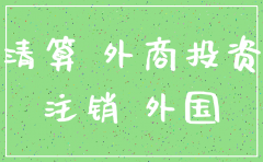 外资公司注销股东决定