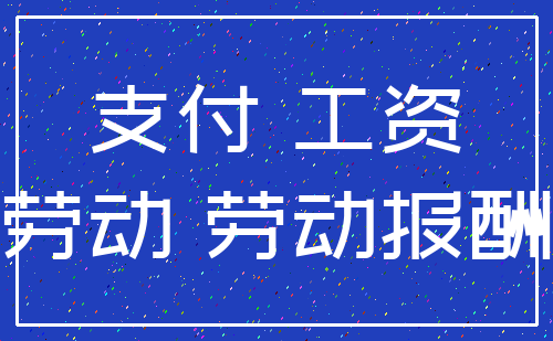 支付 工资_劳动 劳动报酬