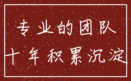 专业的团队_十年积累沉淀