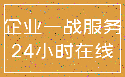 企业一战服务_24小时在线
