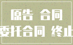 委托人公司注销合同终止案例
