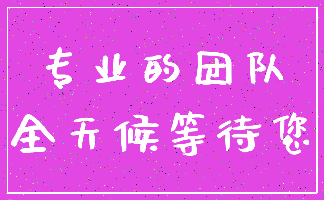 专业的团队_全天候等待您