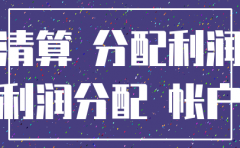 公司注销未分配利润清算
