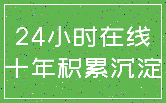 24小时在线_十年积累沉淀