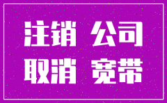 公司注销网费