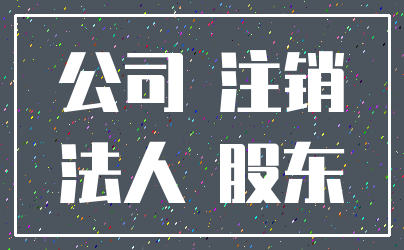 公司 注销_法人 股东