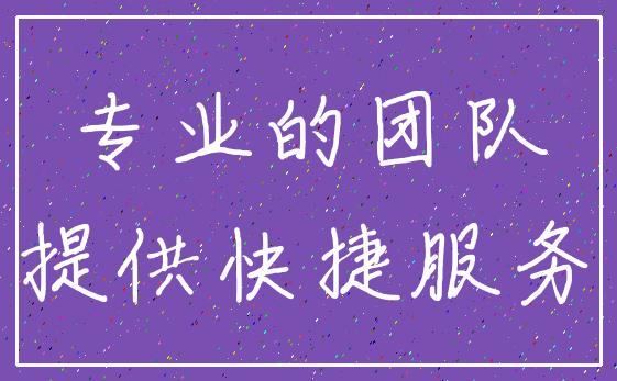 专业的团队_提供快捷服务