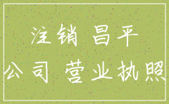 昌平怎么注销公司