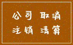 公司注销申请回执