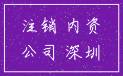 深圳内资公司注销