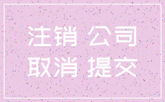 私营有限责任公司注销流程