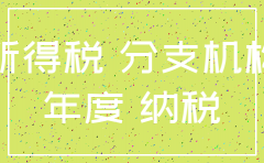 分公司注销所得税怎么办