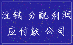 注销公司利润要弄平吗