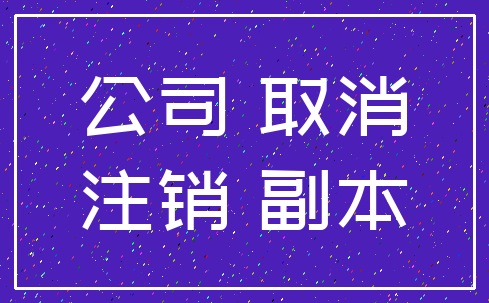 公司 取消_注销 副本