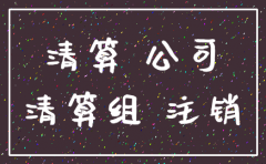 公司注销清算清缴