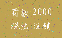 公司税务未申报注销罚款吗
