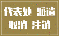 代表处注销新公司