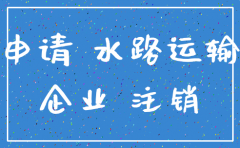 水陆运输公司注销申请书