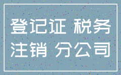 注销分公司无税务登记证明
