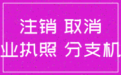 江西省工商分公司注销