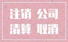 注销公司原因是什么意思