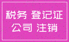 没有税务登记的分公司注销
