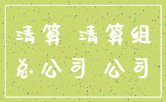 分公司注销清理债权债务单位