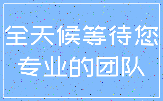 全天候等待您_专业的团队
