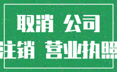 工商注册分公司后能马上注销吗