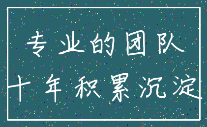 专业的团队_十年积累沉淀
