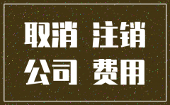 注销公司需要走什么手续费