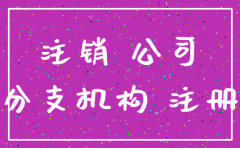 保险代理公司分公司如何注销