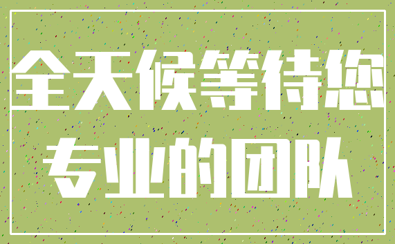 全天候等待您_专业的团队