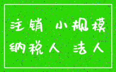 刚办小规模公司注销